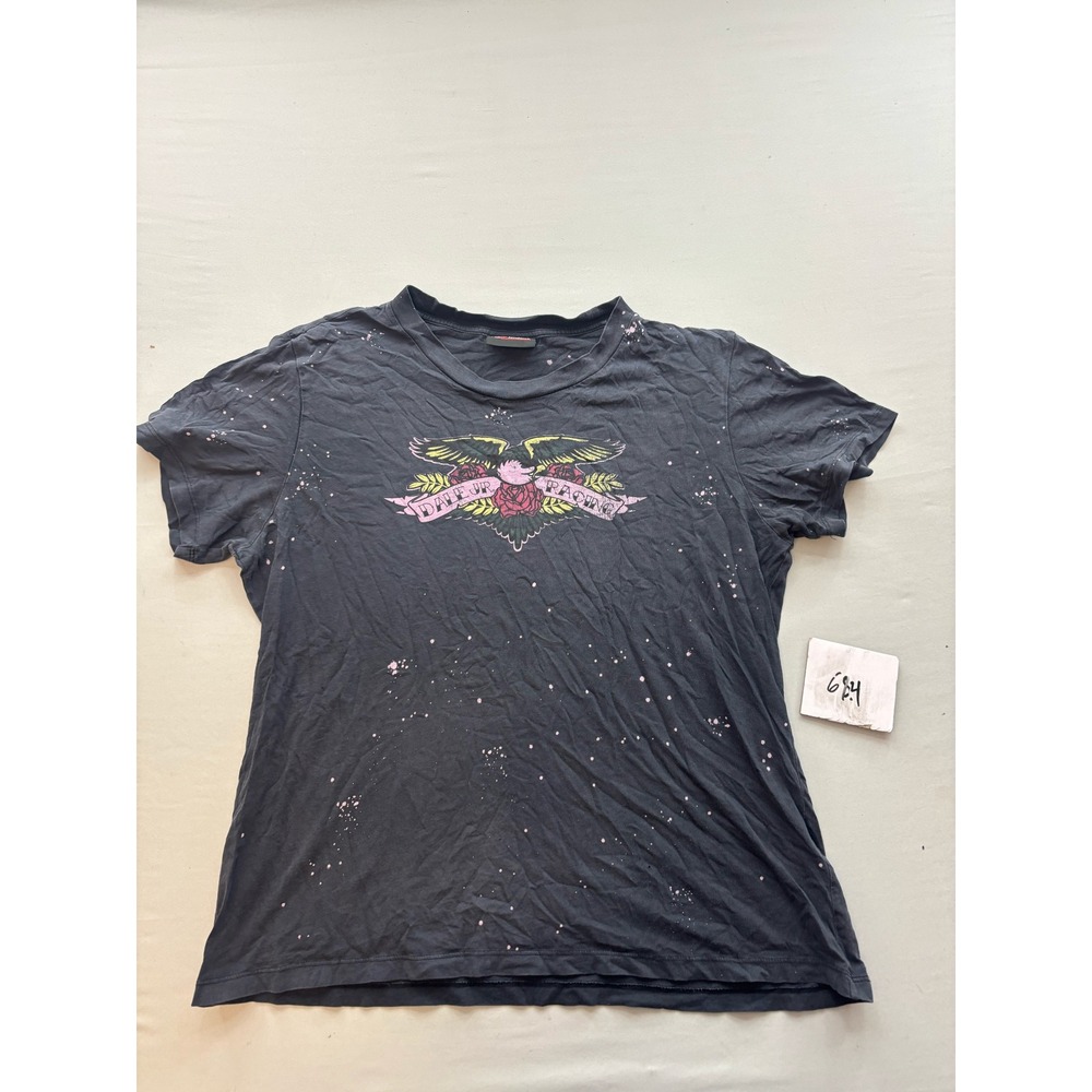 Chase Authentics NASCAR Dale Earnhardt Jr Racing Graphic T-Shirt XL Black Pink